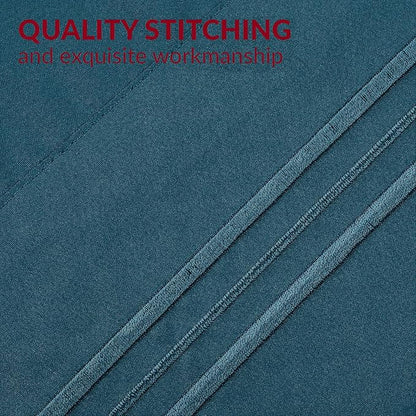 Mellanni Pillow Cases - Luxury, Extra Soft, Cooling Pillow Covers - 2 PC Iconic Collection Pillowcases - Envelope Closure (Standard/Queen 20" x 30", Teal)