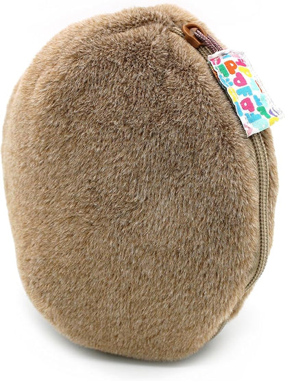 LES DÉGLINGOS Flipetz Coconet The Monkey Decorative Pillow – Reversible Coconut to Monkey 2-in-1 Plush Cushion – 7.5 Inch Stuffed Animal Pillow for Sofa, Bed & Any Room | Home Décor Gift for All Ages