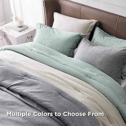 Bedsure Oversized King Comforter Set - Sage Green Soft Bedding for All Seasons, Cationic Dyed Bed Set, 3 Pieces, 1 Oversized King Size Comforter (120"x98") and 2 Pillow Shams (20"x36"+2")