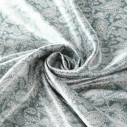 AWAYTR 35” Satin Large Square Head Scarves - 4PCS Silk Like Neck Scarf Hair Sleeping Wraps Satin Silk Scarfs for Women