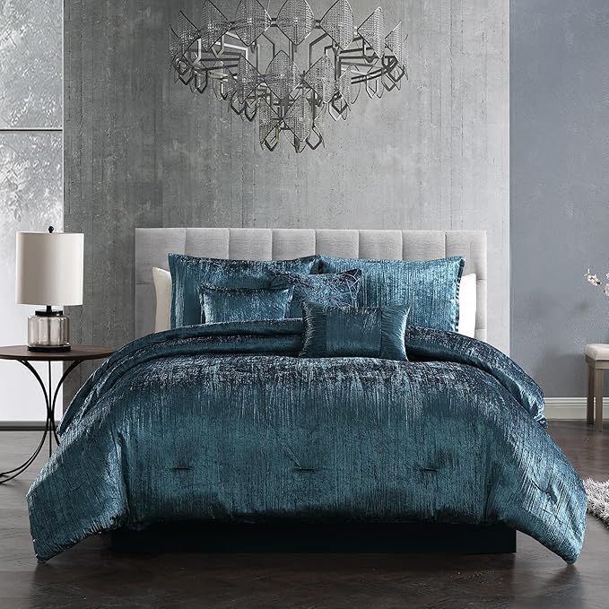 Riverbrook Home Turin Plush Comforter Set, Twin, Spice, 2-Piece Set