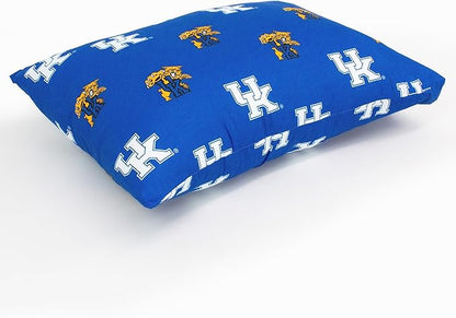 College Covers Everything Comfy Kentucky Wildcats Pillowcase Pair, Standard, 20" x 30", Includes 2 Pillowcases