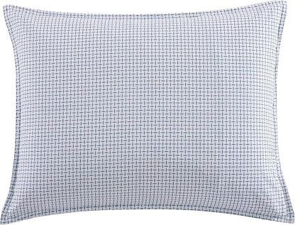 Nautica- Twin Comforter Set, Cotton Reversible Bedding Set, Dorm Room Essentials (Tortola Blue, Twin)