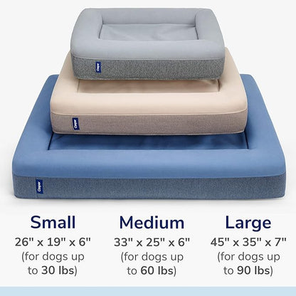 Casper Dog Bed, Plush Memory Foam, Small, Sand
