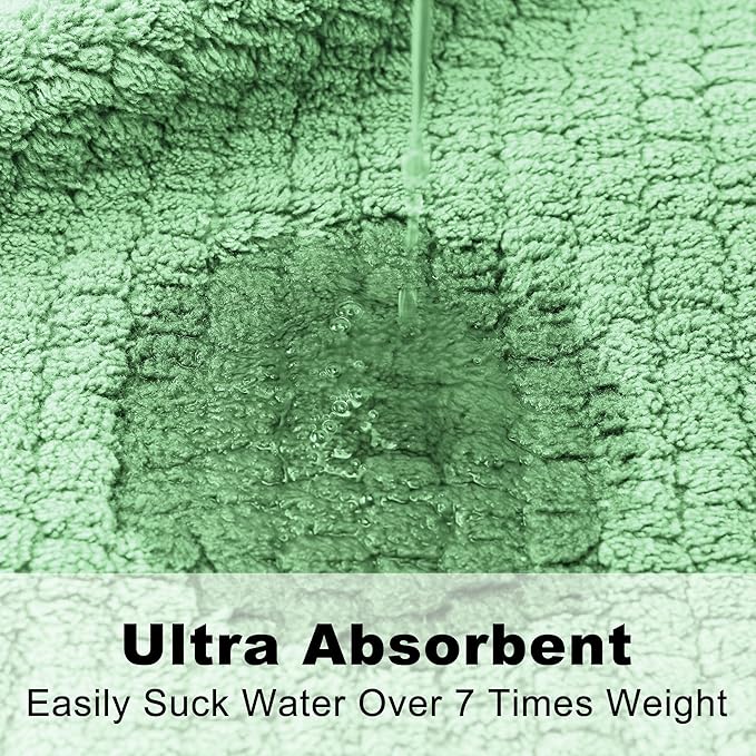 Women's Shawl Collar Bathrobe, Soft Long Towel Robes for Women - Super Absorbent Quick Dry yet Warm
