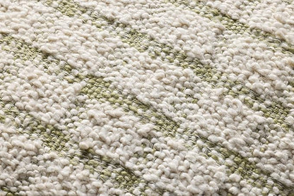 Loloi Magnolia Home by Joanna Gaines Erin Collection PMH0073 Ivory/Green 22'' x 22'' Cover w/Poly Pillow