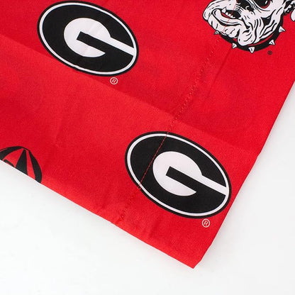 College Covers Everything Comfy Georgia Bulldogs Pillowcase Pair, King, 20" x 40", Includes 2 King Pillowcases