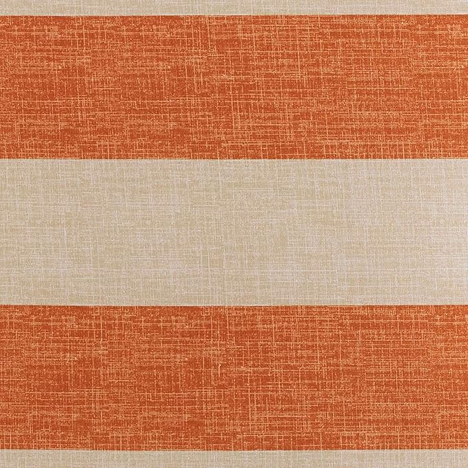 Tommy Bahama - Throw Pillow, Ideal for Bed or Couch, Striped Design, Cozy Home Essentials (Palmiers Dark Orange, 18" x 18")