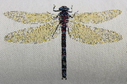 McAlister Textiles Decorative Tapestry Throw Pillow Cover Scatter Cushion with Dragonfly Tapestry Design for Lounge, Bedroom & Garden 17x17 Inches Bugs Life Range
