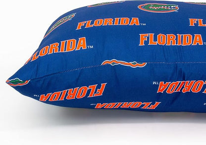 College Covers Everything Comfy Florida Gators Pillowcase Pair, King, 20" x 40", Includes 2 King Pillowcases
