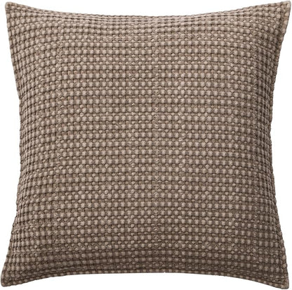 Levtex Home - Mills Waffle - Decorative Pillow - Poly Filled - Cocoa - Sham Size (20 x 20in.)