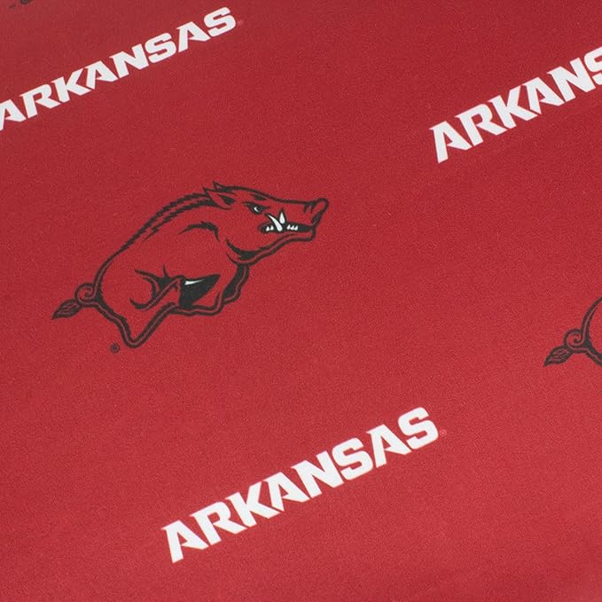 College Covers Everything Comfy Arkansas Razorbacks Pillowcase, Body Pillow, 20" x 60", Includes 1 Pillowcase