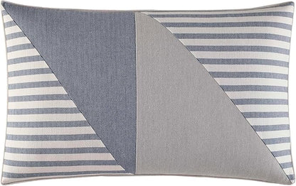 Nautica - Queen Comforter Set, Soft & Breathable Cotton Bedding with Medium Weight Feel, Reversible 3 Piece Bed Set with Matching Pillowcases (Fairwater Blue)
