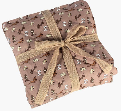 Molly Mutt Pet Blanket, 100% Cotton Canvas Top with Fleece Underside, Machine Washable, Durable and Comfortable, for Dogs and Cats, Ideal for Sofa, Couch, and Cars, No Harmful Chemicals, 52"x72"