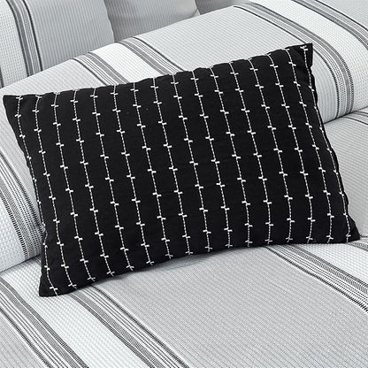 Modern Threads 5-Piece Jacquard Comforter Set, Kira King in Light Blue – Elegant Comforter, 2 Pillow Shams, and 2 Decorative Pillows