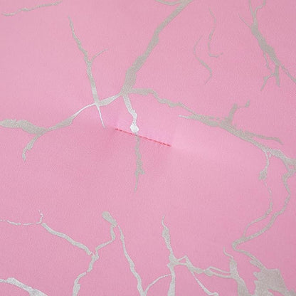 MWMWMW Pink Comforter Set Queen, Marbling Silver Glitter Bedding Set, 3Pcs Pink Queen Bedding Sets for Girls Women (1 Comforter, 2 Pillowcases)