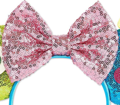 Mouse Ear Headbands,Sparkle Mouse Ears Headband for Women Girls Cartoon Princess Costume Cosplay Decoration