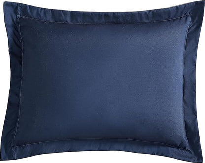 Nautica - Twin/Twin XL Comforter Set, Soft Brushed Bedding with a Relaxed Feel for Year-Round Use, 2 Piece Bed Set with Matching Pillowcase (Heathered Block Grey)