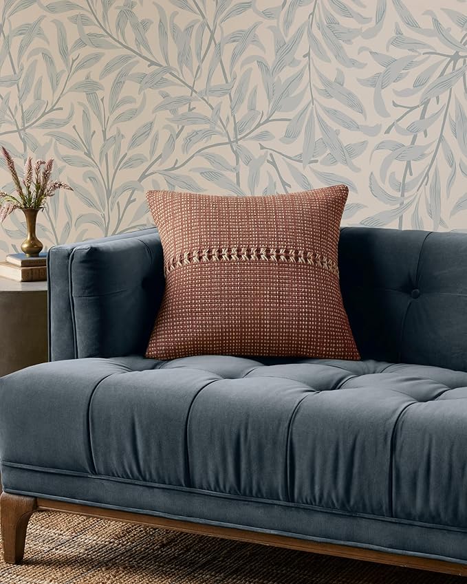 Loloi Chris Loves Julia Harvey Collection PCJ0018 Rust/Multi 18'' x 18'' Cover Only Pillow
