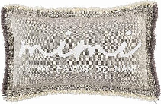 Mud Pie Grandmother Small Pillow, 15" x 9", Mimi