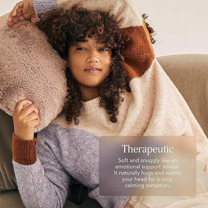 UnHide Squish - Faux Fur Pillow - Extra Soft Throw Pillow - Square Shaped Pillow, Polyester Fill - Machine Washable - Perfect for Living Room, Bedroom, or Guest Room - 20” x 20” - Taupe Ducky