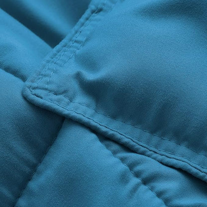 Bare Home Comforter Set - Twin/Twin Extra Long Size - Ultra-Soft - Goose Down Alternative - Premium 1800 Series - All Season Warmth (Twin/Twin XL, Medium Blue)