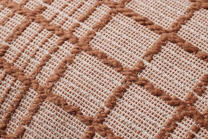 Loloi Magnolia Home by Joanna Gaines Liv Collection PMH0064 Rust 13'' x 21'' Cover w/Poly Pillow
