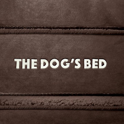 The Dog’s Bed Orthopedic Memory Foam Dog Bed Mattress, Plush Fabric, Brown Plush, S, 2-Inch