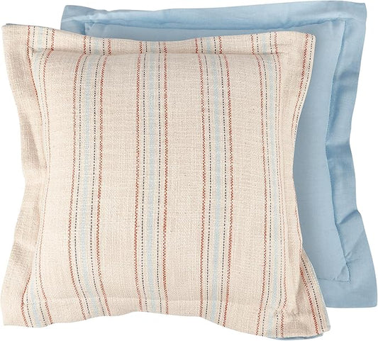 Primitives by Kathy Ticking Stripe Pillow, Multicolor