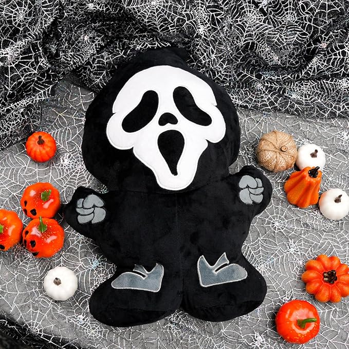 GAGEC Halloween Ghost Pillow Funny Spooky Ghost Throw Pillows 15.8 Inch Halloween Home Sofa Decorations Horror Decor for Friends Family
