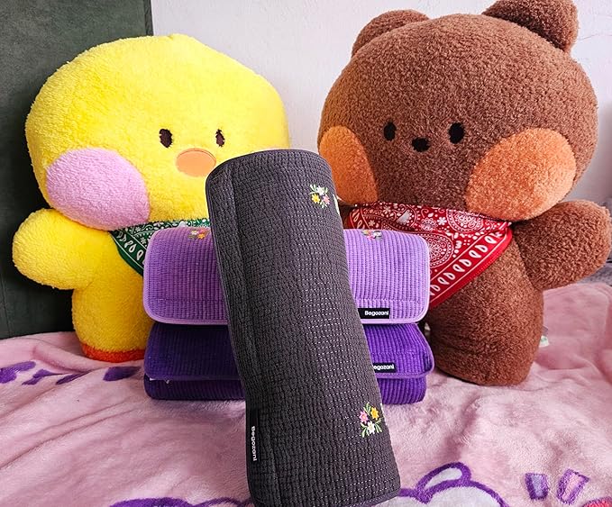Kpop Jungkook's Favorite Item- Nap Pillow with Traditional Korean Patterns Small and Large Jung kook Photocards Included Weverse Live Nap Pillow (ArmyPurple1-Small)