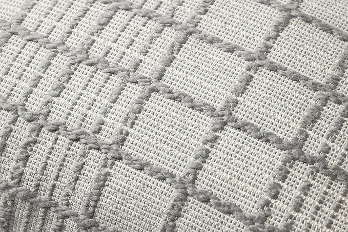 Loloi Magnolia Home by Joanna Gaines Liv Collection PMH0064 Grey 13'' x 21'' Cover w/Poly Pillow