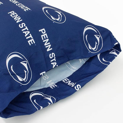 College Covers Everything Comfy Penn State Nittany Lions Pillowcase Pair, Standard, 20" x 30", Includes 2 Pillowcases