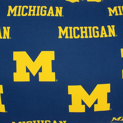 College Covers Everything Comfy Michigan Wolverines Pillowcase, Body Pillow, 20" x 60", Includes 1 Pillowcase