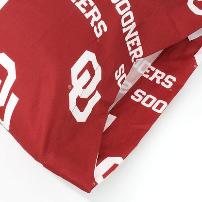 College Covers Everything Comfy Oklahoma Sooners Pillowcase, Body Pillow, 20" x 60", Includes 1 Pillowcase