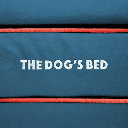 The Dog’s Bed Replacement Outer Cover, Oxford Fabric, Blue with Red Trim & UK Center Flag, XL