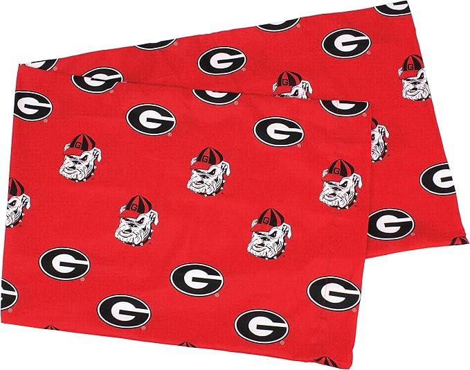 College Covers Everything Comfy Georgia Bulldogs Pillowcase, Body Pillow, 20" x 60", Includes 1 Pillowcase