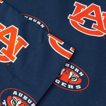 College Covers Everything Comfy Auburn Tigers Pillowcase, Body Pillow, 20" x 60", Includes 1 Pillowcase