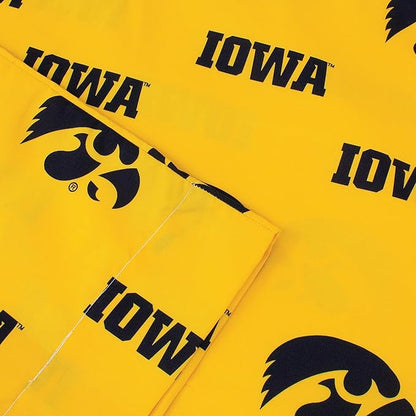 College Covers Everything Comfy Iowa Hawkeyes Pillowcase, Body Pillow, 20" x 60", Includes 1 Pillowcase