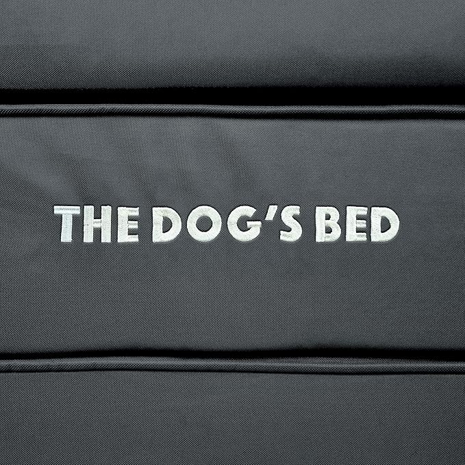 The Dog’s Bed Orthopedic Memory Foam Dog Bed with Bolsters, Oxford Fabric, Grey with Black Trim, XL