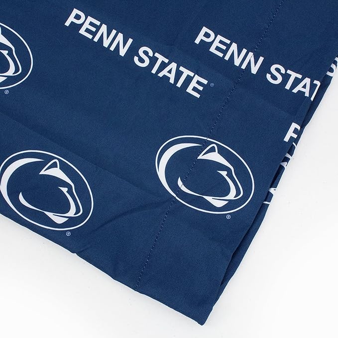 College Covers Everything Comfy Penn State Nittany Lions Pillowcase Pair, Standard, 20" x 30", Includes 2 Pillowcases