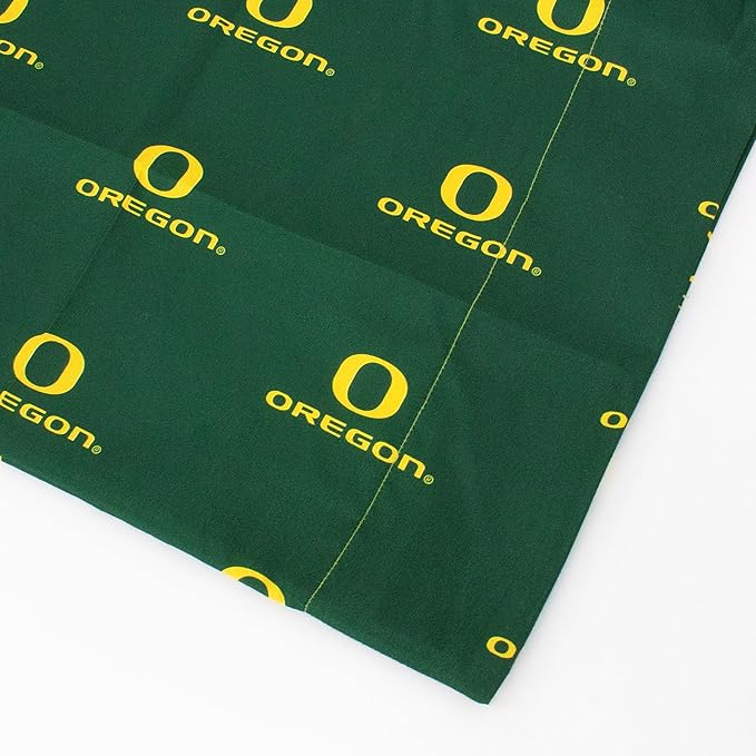 College Covers Everything Comfy Oregon Ducks Pillowcase Pair, King, 20" x 40", Includes 2 King Pillowcases