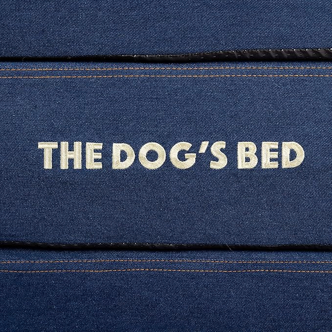 The Dog’s Bed Orthopedic Memory Foam Dog Bed Mattress, Oxford Fabric, Real Blue Denim, L, 6-Inch
