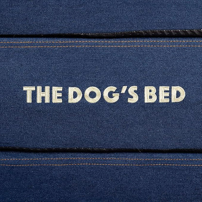 The Dog’s Bed Orthopedic Memory Foam Dog Bed Mattress, Oxford Fabric, Real Blue Denim, XXL, 6-Inch