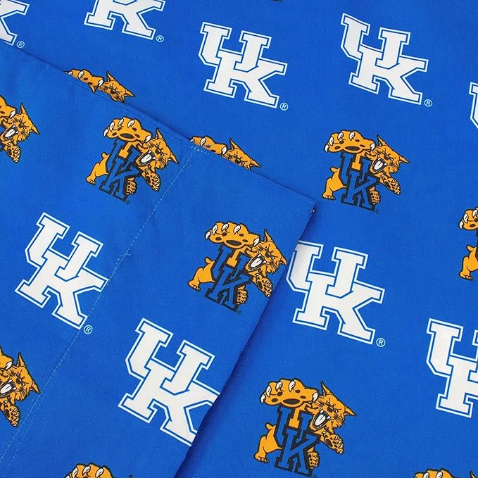 College Covers Everything Comfy Kentucky Wildcats Pillowcase, Body Pillow, 20" x 60", Includes 1 Pillowcase