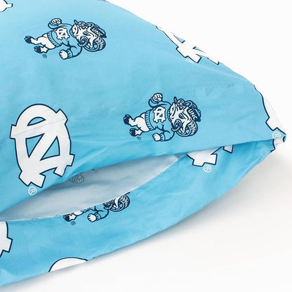 College Covers Everything Comfy North Carolina Tar Heels King Pillowcase Pair, King, 20" x 40", Includes 2 King Pillowcases