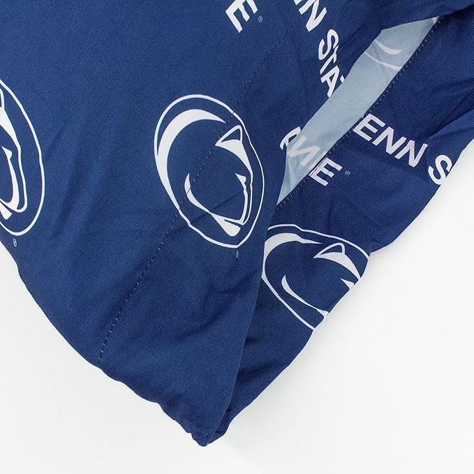 College Covers Everything Comfy Penn State Nittany Lions Pillowcase Pair, Standard, 20" x 30", Includes 2 Pillowcases