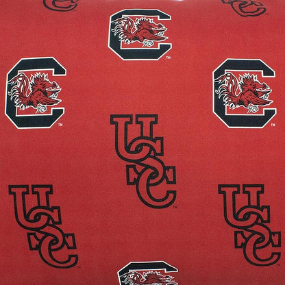 College Covers Everything Comfy South Carolina Gamecocks Pillowcase, Body Pillow, 20" x 60", Includes 1 Pillowcase