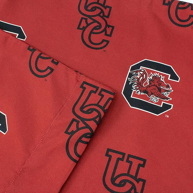 College Covers Everything Comfy South Carolina Gamecocks Pillowcase, Body Pillow, 20" x 60", Includes 1 Pillowcase